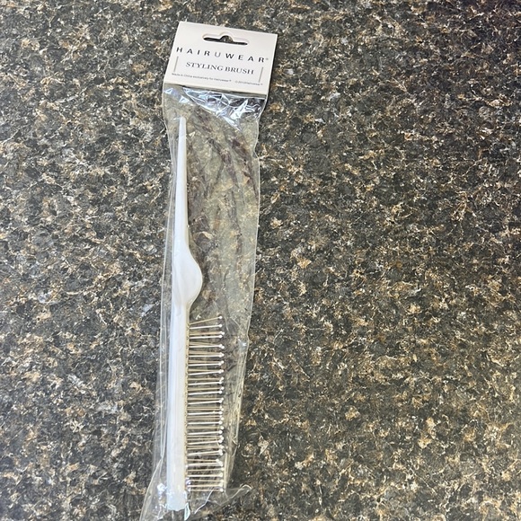 Wig stand , brush, and wig cap. - Picture 6 of 10